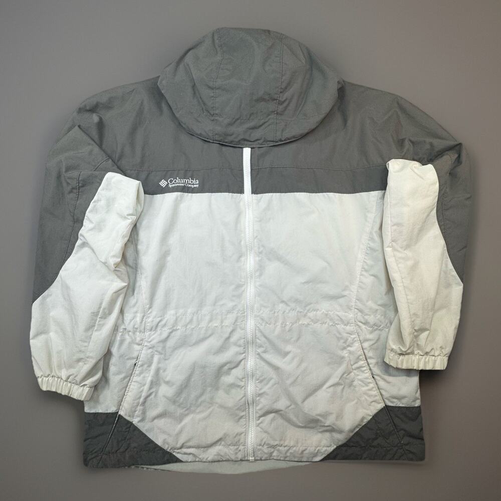 Vintage Columbia Sportswear Hooded Windbreaker Jacket Womens XL -589